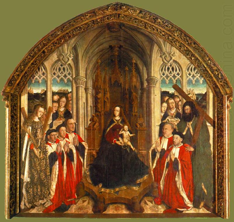 Altarpiece of the Councillors dfgh, DALMAU, Lluis